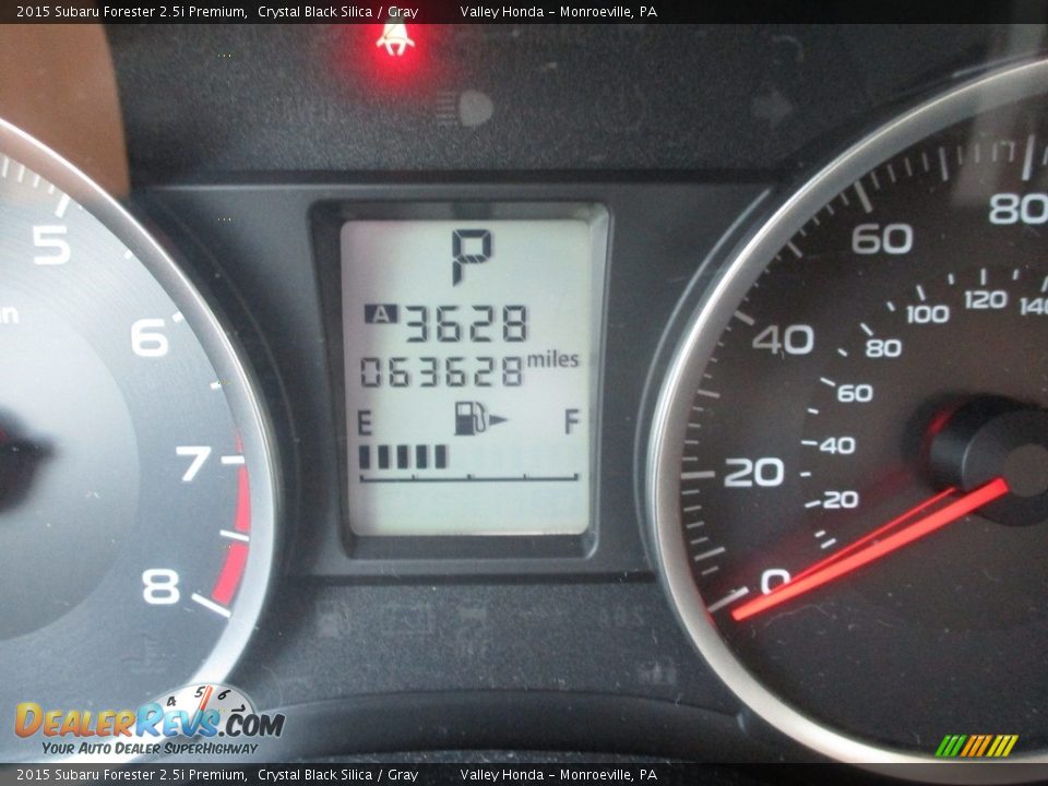 2015 Subaru Forester 2.5i Premium Crystal Black Silica / Gray Photo #20