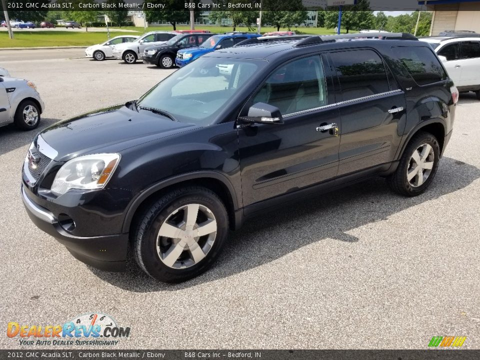 2012 GMC Acadia SLT Carbon Black Metallic / Ebony Photo #8