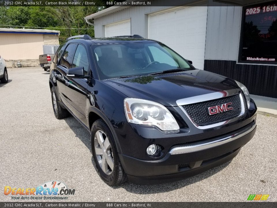 2012 GMC Acadia SLT Carbon Black Metallic / Ebony Photo #10