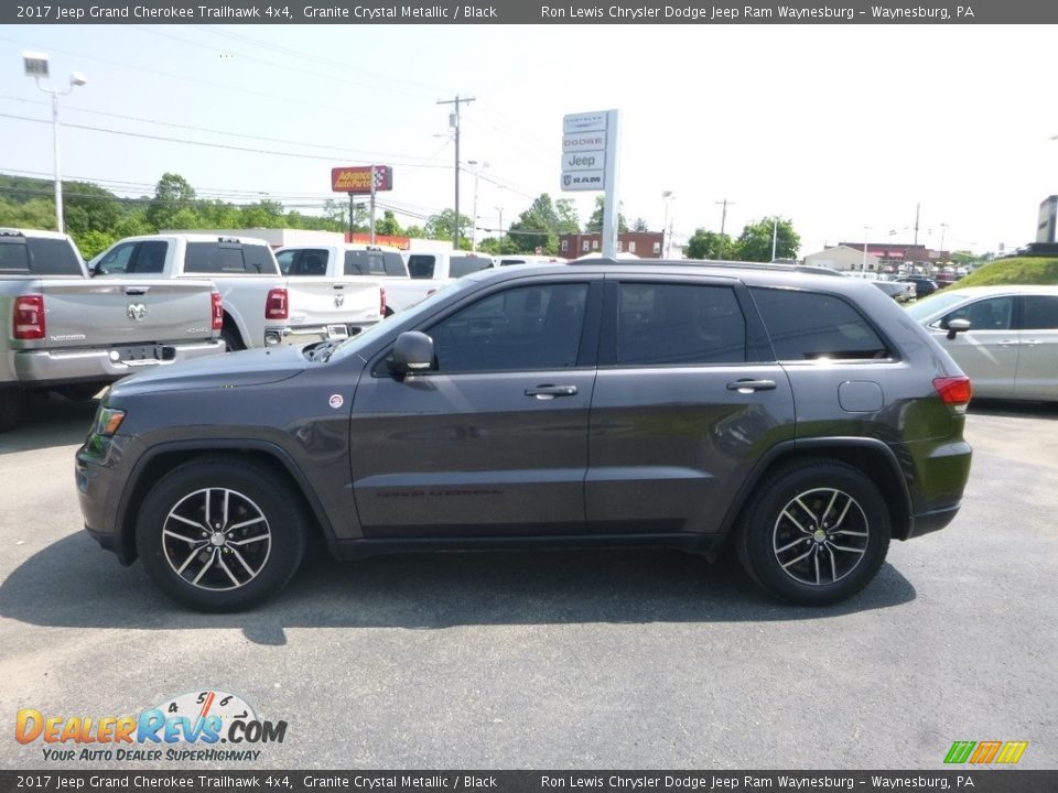2017 Jeep Grand Cherokee Trailhawk 4x4 Granite Crystal Metallic / Black Photo #2