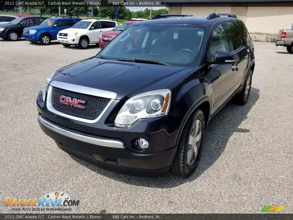 2012 GMC Acadia SLT Carbon Black Metallic / Ebony Photo #11