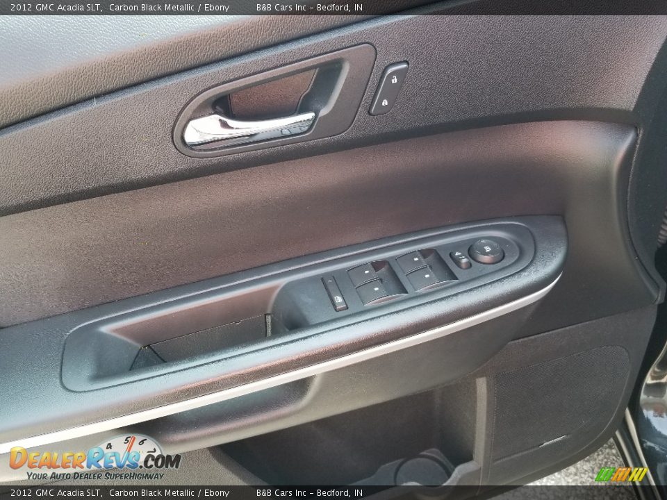 2012 GMC Acadia SLT Carbon Black Metallic / Ebony Photo #12