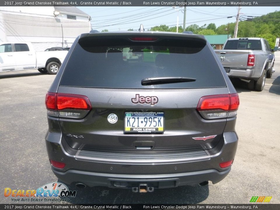 2017 Jeep Grand Cherokee Trailhawk 4x4 Granite Crystal Metallic / Black Photo #4