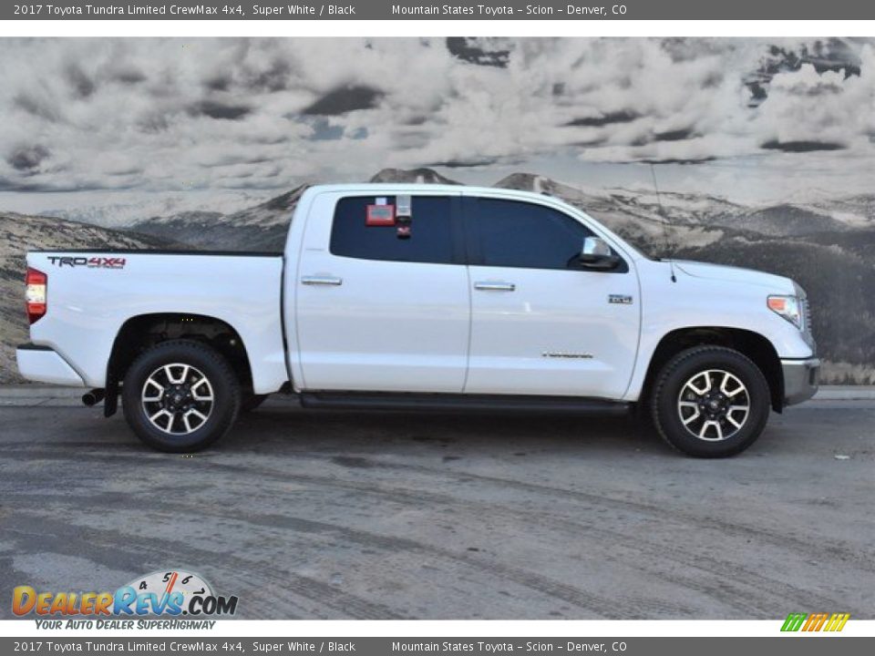 2017 Toyota Tundra Limited CrewMax 4x4 Super White / Black Photo #2