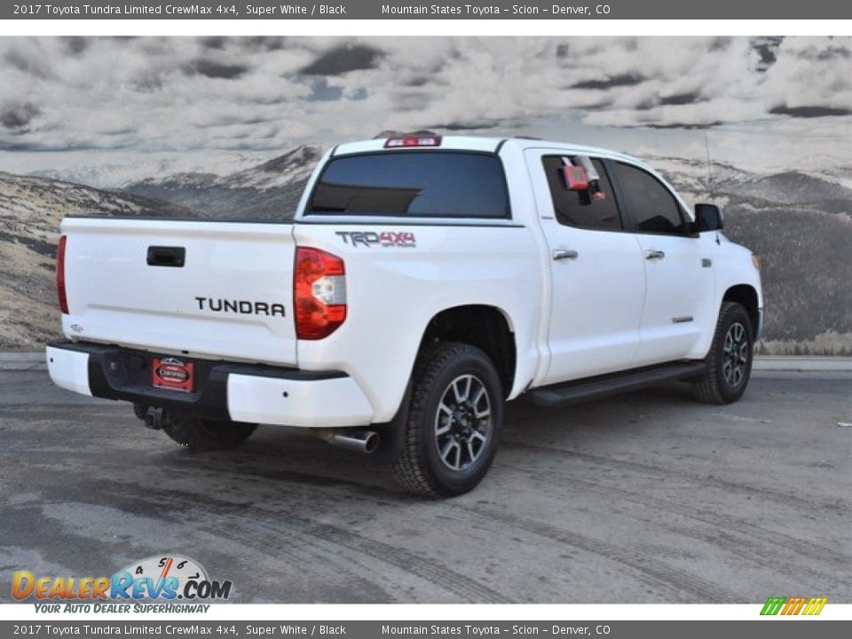 2017 Toyota Tundra Limited CrewMax 4x4 Super White / Black Photo #3