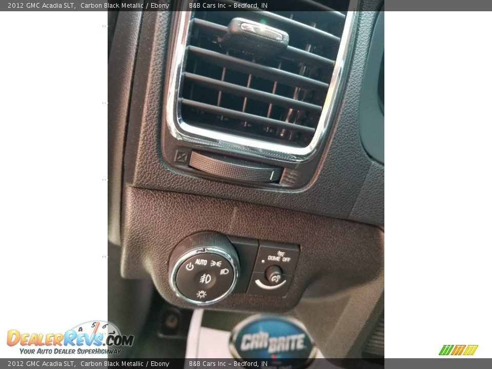 2012 GMC Acadia SLT Carbon Black Metallic / Ebony Photo #14