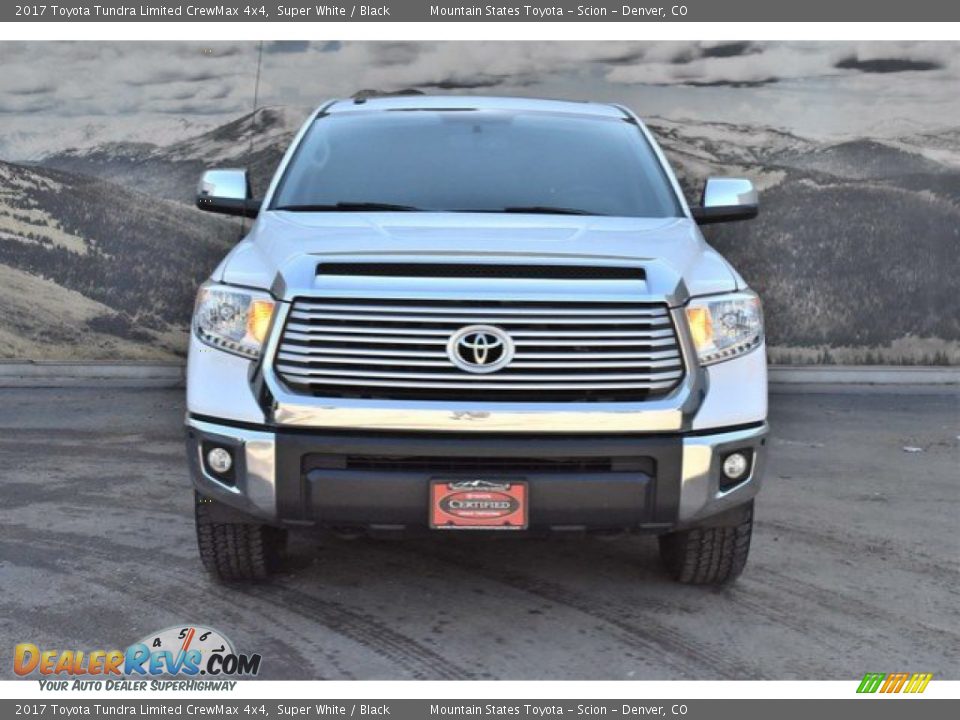 2017 Toyota Tundra Limited CrewMax 4x4 Super White / Black Photo #4