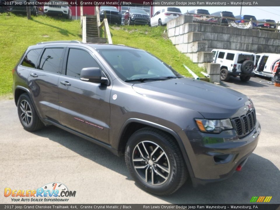 2017 Jeep Grand Cherokee Trailhawk 4x4 Granite Crystal Metallic / Black Photo #7
