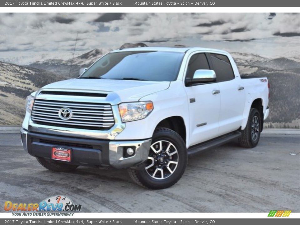 2017 Toyota Tundra Limited CrewMax 4x4 Super White / Black Photo #5