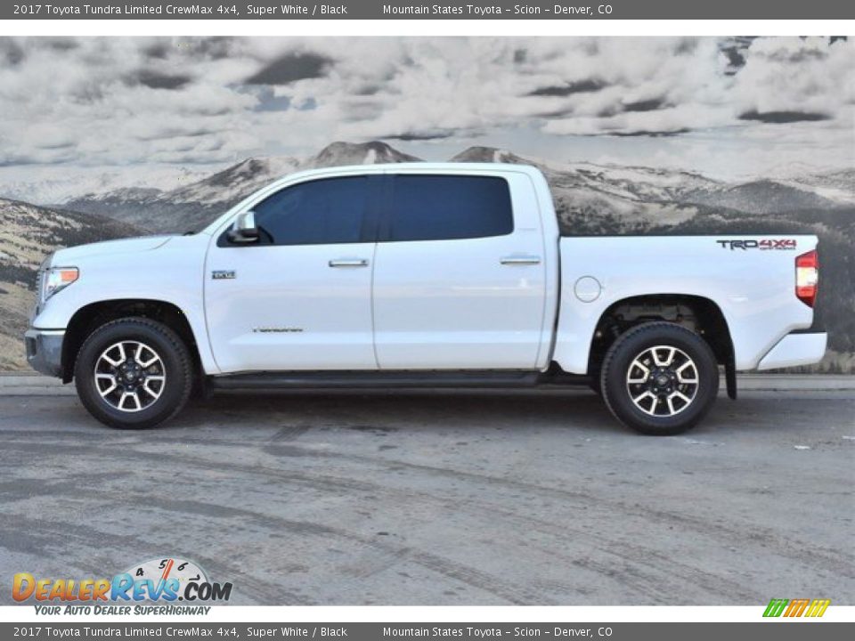 2017 Toyota Tundra Limited CrewMax 4x4 Super White / Black Photo #6