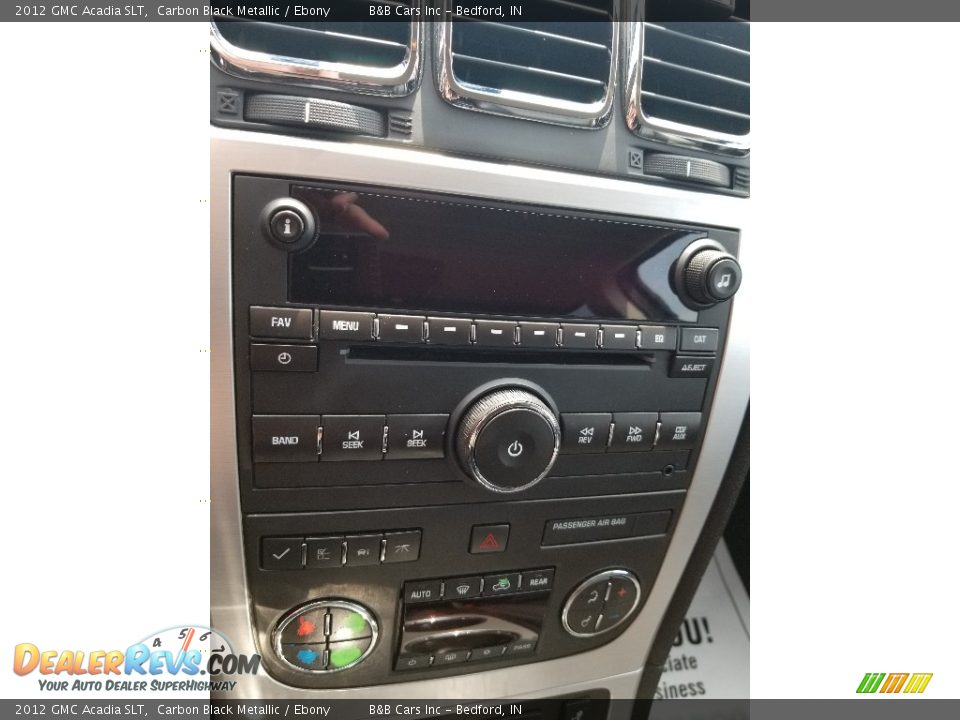 2012 GMC Acadia SLT Carbon Black Metallic / Ebony Photo #17