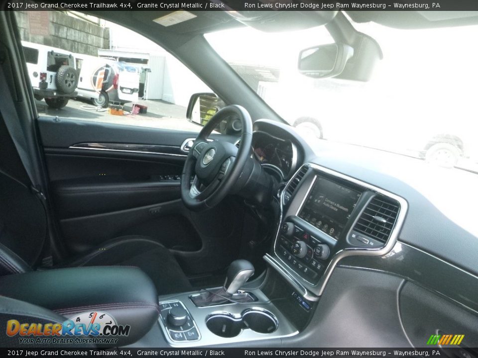 2017 Jeep Grand Cherokee Trailhawk 4x4 Granite Crystal Metallic / Black Photo #10