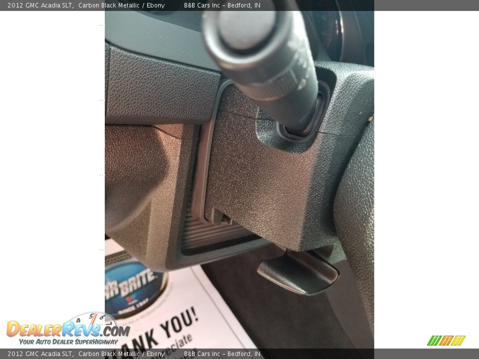 2012 GMC Acadia SLT Carbon Black Metallic / Ebony Photo #18