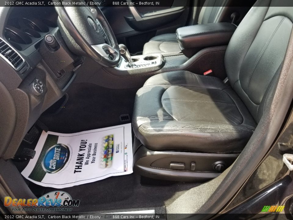 2012 GMC Acadia SLT Carbon Black Metallic / Ebony Photo #19