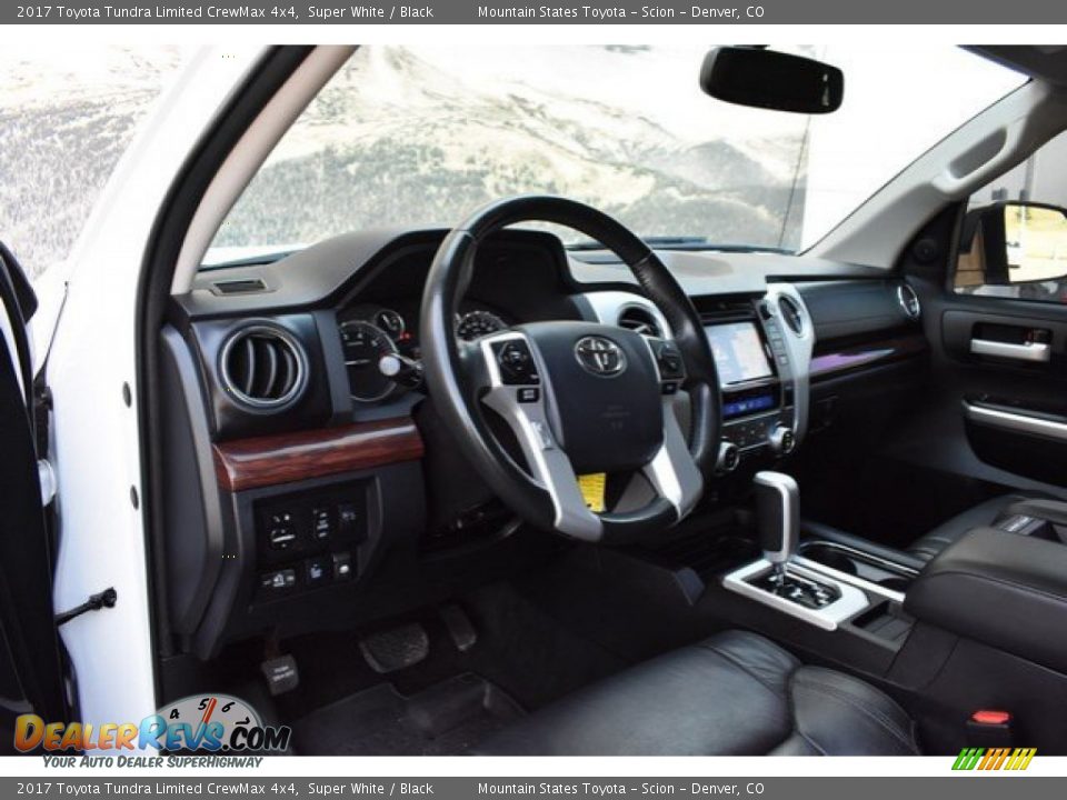 2017 Toyota Tundra Limited CrewMax 4x4 Super White / Black Photo #10