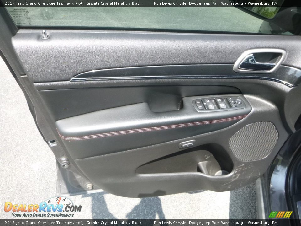 2017 Jeep Grand Cherokee Trailhawk 4x4 Granite Crystal Metallic / Black Photo #13