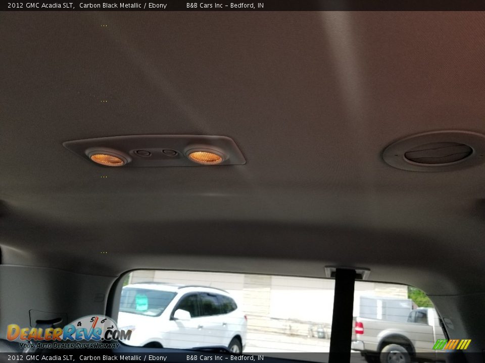 2012 GMC Acadia SLT Carbon Black Metallic / Ebony Photo #24
