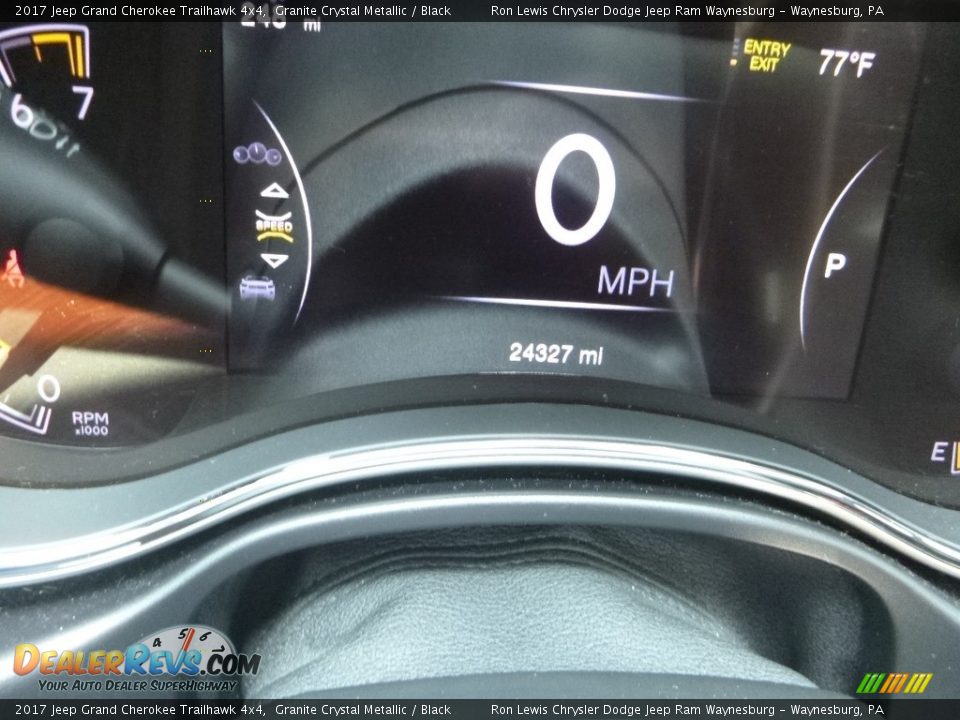 2017 Jeep Grand Cherokee Trailhawk 4x4 Granite Crystal Metallic / Black Photo #17