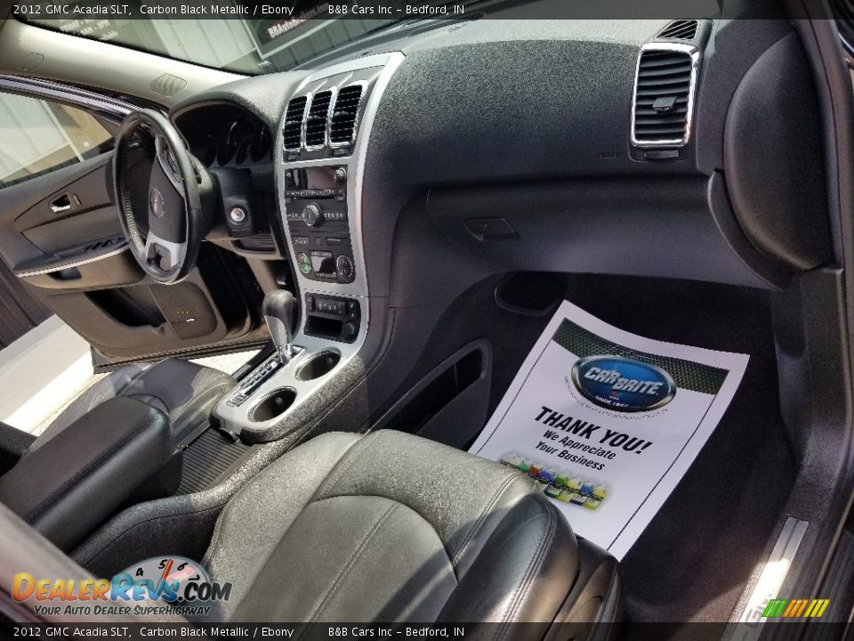 2012 GMC Acadia SLT Carbon Black Metallic / Ebony Photo #30