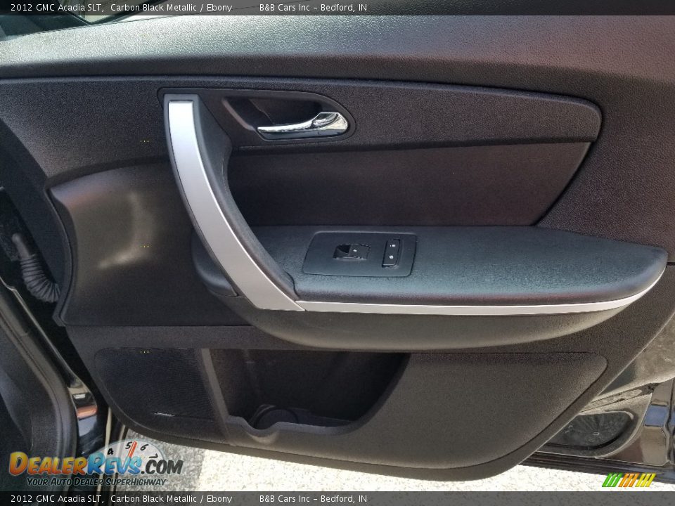 2012 GMC Acadia SLT Carbon Black Metallic / Ebony Photo #31