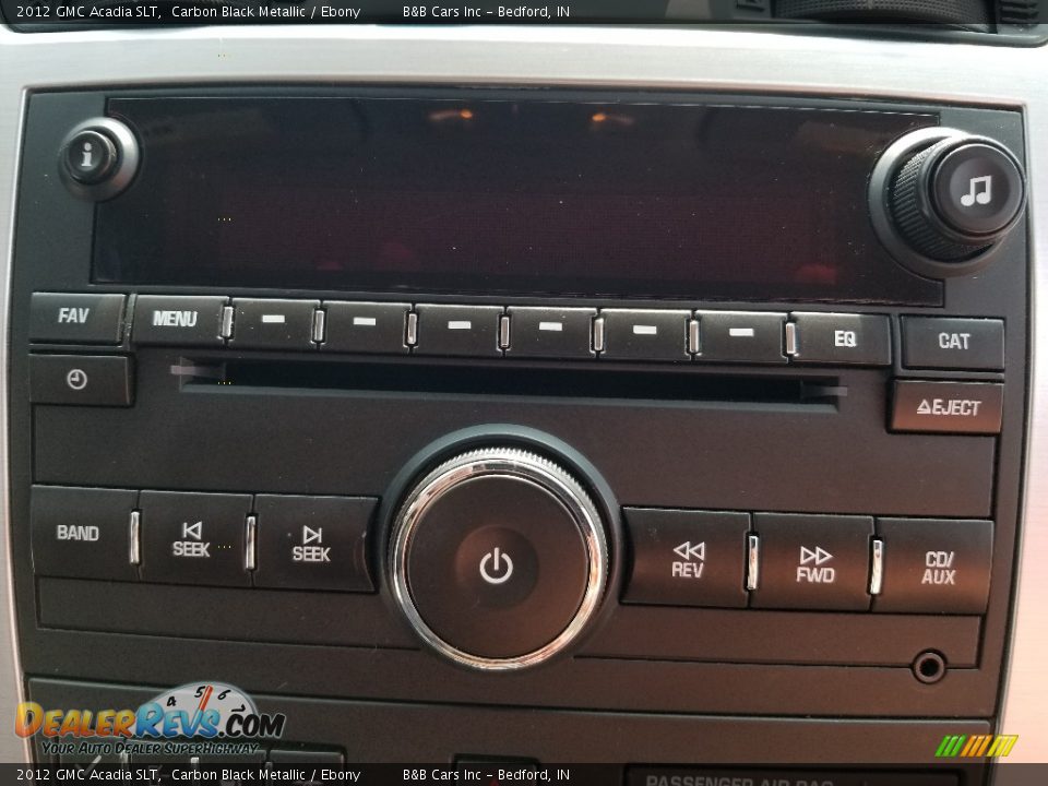2012 GMC Acadia SLT Carbon Black Metallic / Ebony Photo #34