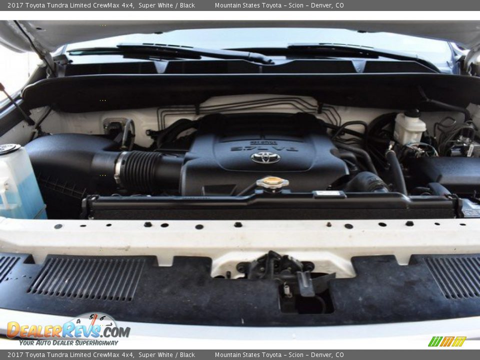 2017 Toyota Tundra Limited CrewMax 4x4 Super White / Black Photo #28
