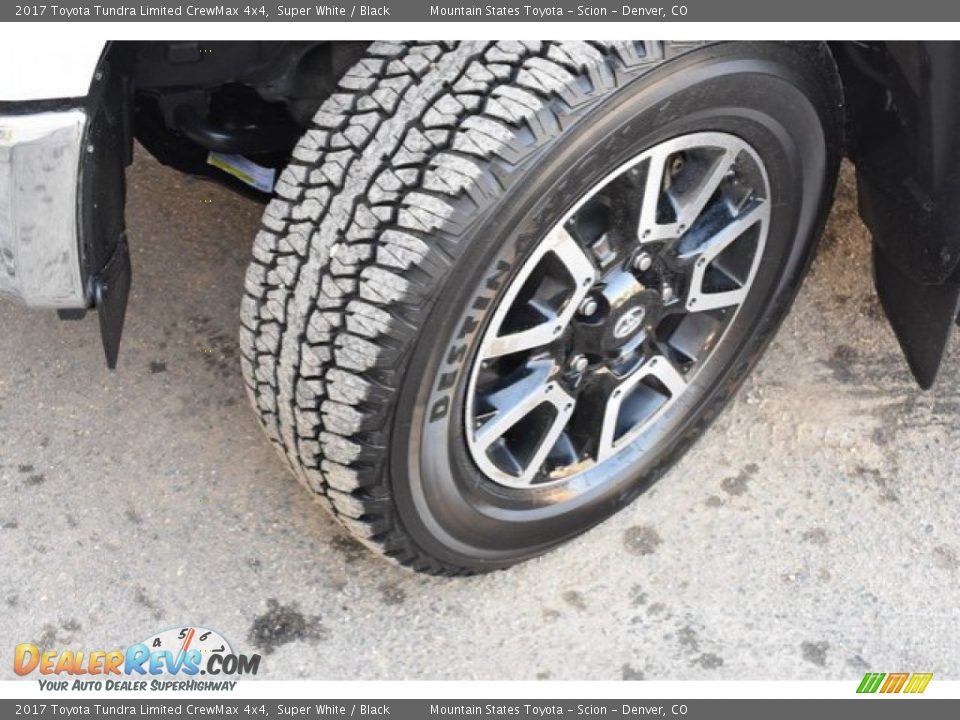 2017 Toyota Tundra Limited CrewMax 4x4 Super White / Black Photo #29