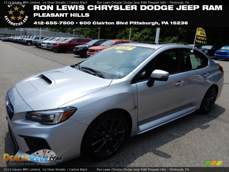 2019 Subaru WRX Limited Ice Silver Metallic / Carbon Black Photo #1