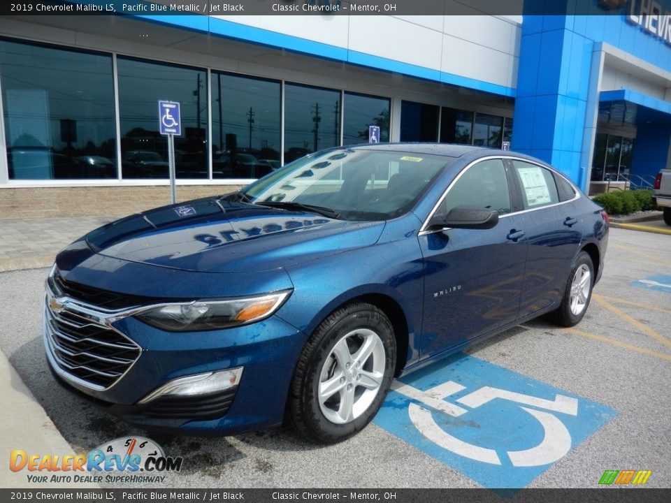 2019 Chevrolet Malibu LS Pacific Blue Metallic / Jet Black Photo #1