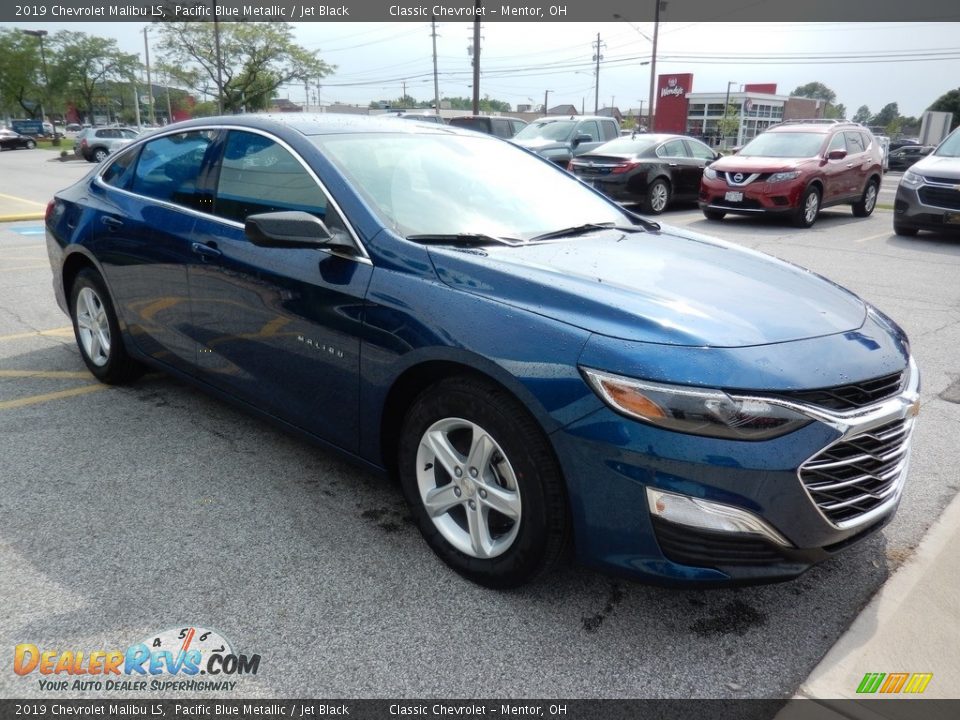 2019 Chevrolet Malibu LS Pacific Blue Metallic / Jet Black Photo #3