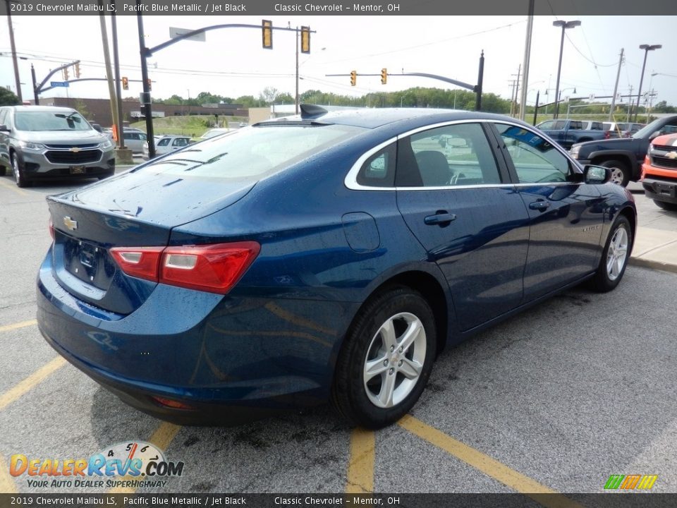 2019 Chevrolet Malibu LS Pacific Blue Metallic / Jet Black Photo #4