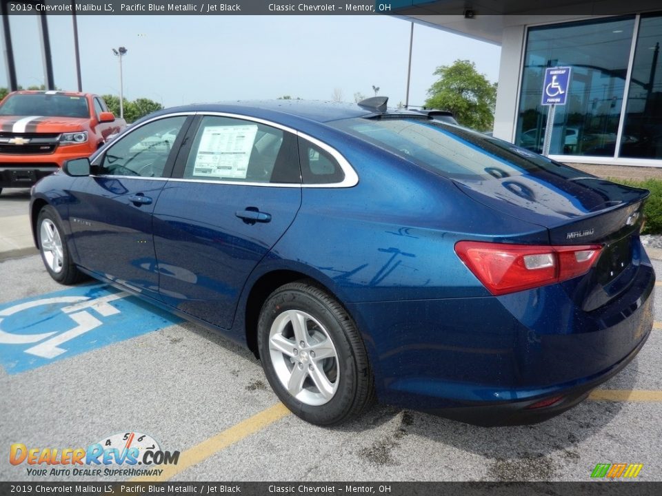 2019 Chevrolet Malibu LS Pacific Blue Metallic / Jet Black Photo #5