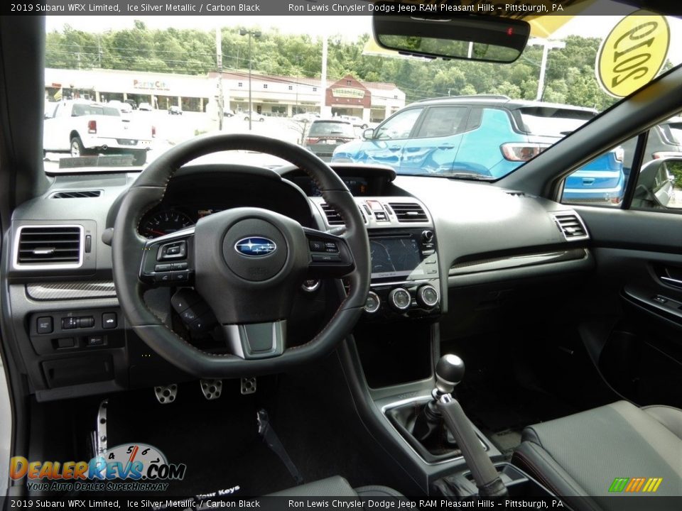 Carbon Black Interior - 2019 Subaru WRX Limited Photo #13