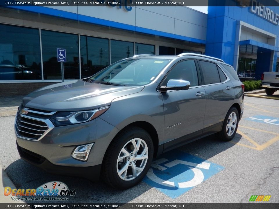2019 Chevrolet Equinox Premier AWD Satin Steel Metallic / Jet Black Photo #1