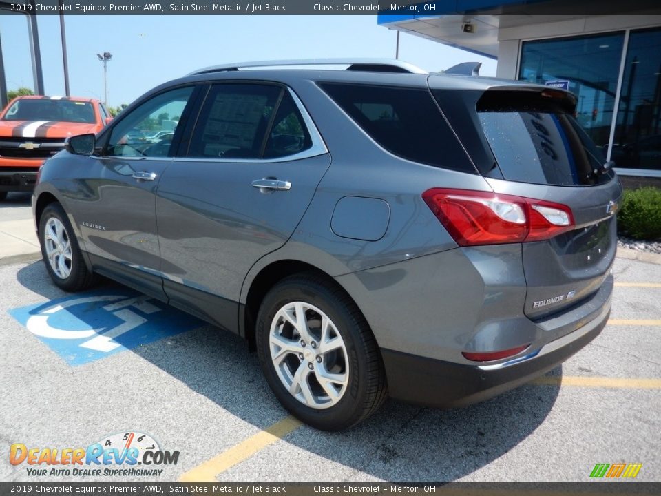 2019 Chevrolet Equinox Premier AWD Satin Steel Metallic / Jet Black Photo #5