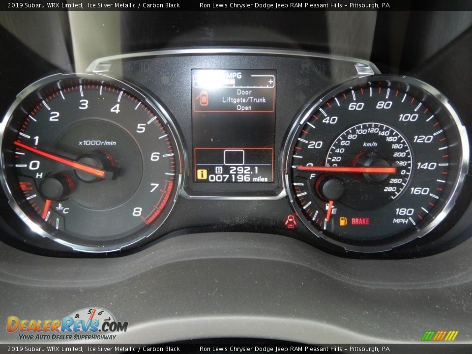 2019 Subaru WRX Limited Gauges Photo #20