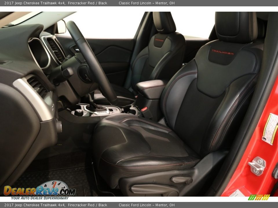 2017 Jeep Cherokee Trailhawk 4x4 Firecracker Red / Black Photo #5