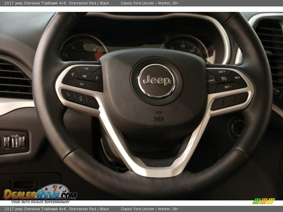2017 Jeep Cherokee Trailhawk 4x4 Firecracker Red / Black Photo #7