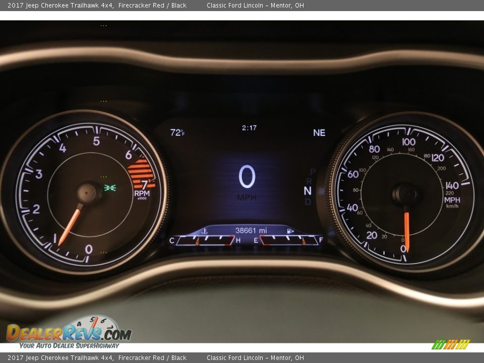 2017 Jeep Cherokee Trailhawk 4x4 Firecracker Red / Black Photo #8