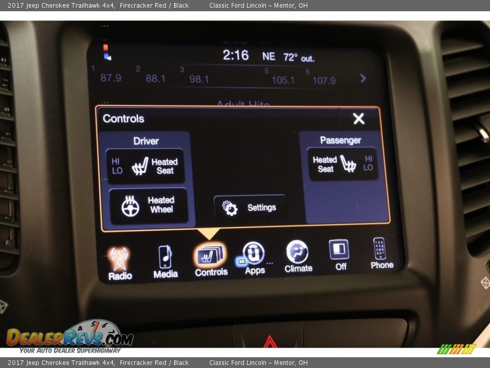 2017 Jeep Cherokee Trailhawk 4x4 Firecracker Red / Black Photo #11