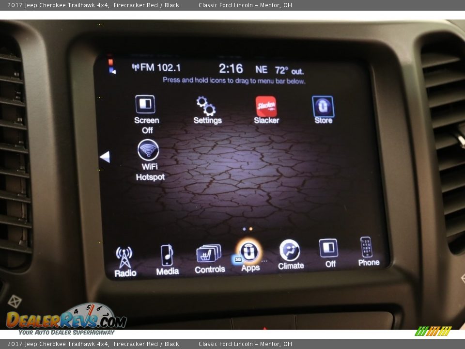 2017 Jeep Cherokee Trailhawk 4x4 Firecracker Red / Black Photo #13