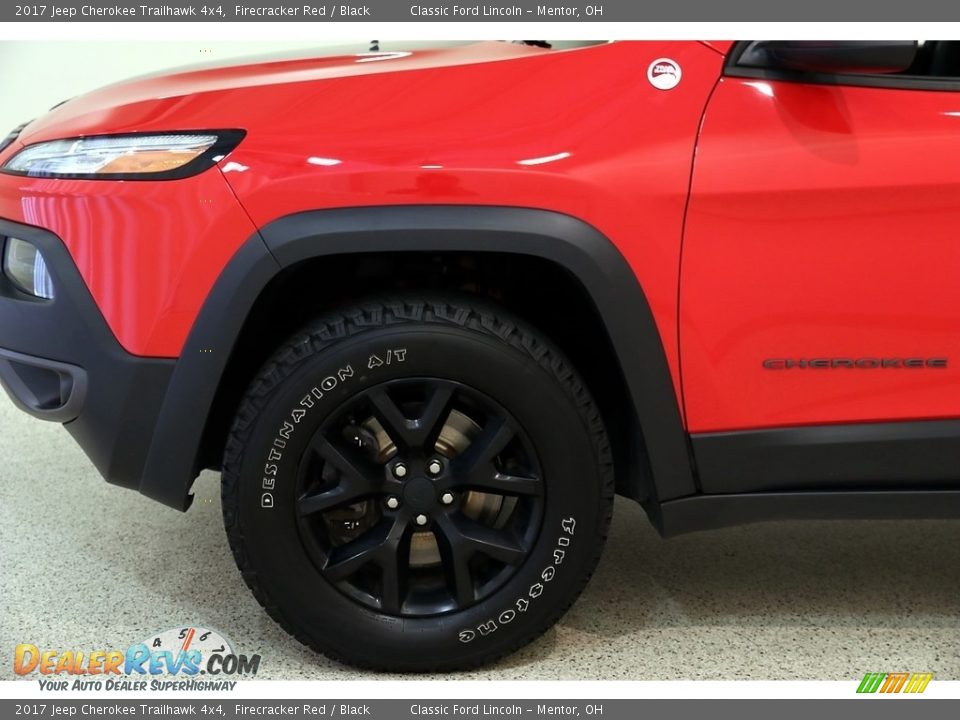 2017 Jeep Cherokee Trailhawk 4x4 Firecracker Red / Black Photo #23