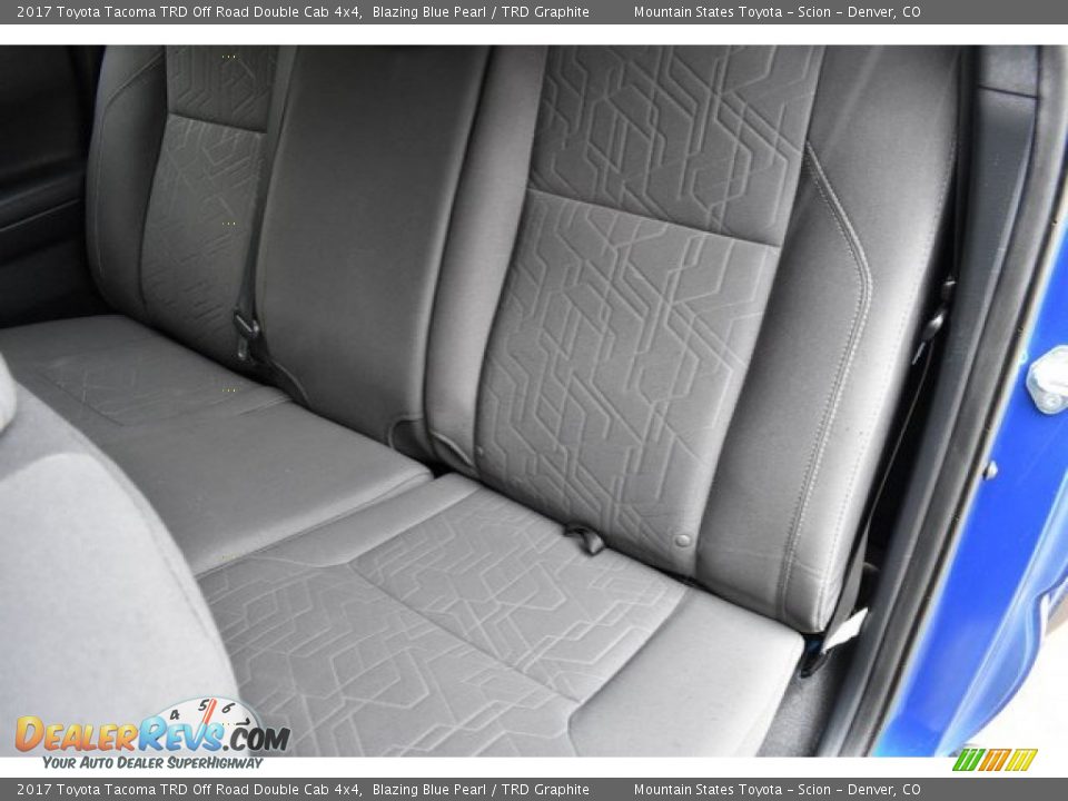 2017 Toyota Tacoma TRD Off Road Double Cab 4x4 Blazing Blue Pearl / TRD Graphite Photo #21