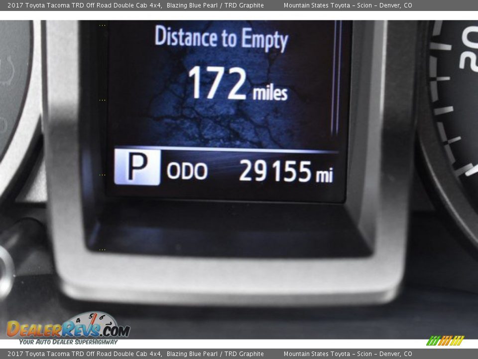 2017 Toyota Tacoma TRD Off Road Double Cab 4x4 Blazing Blue Pearl / TRD Graphite Photo #29