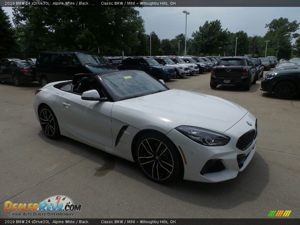 2019 BMW Z4 sDrive30i Alpine White / Black Photo #2