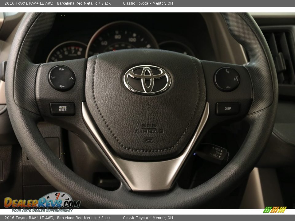 2016 Toyota RAV4 LE AWD Barcelona Red Metallic / Black Photo #7