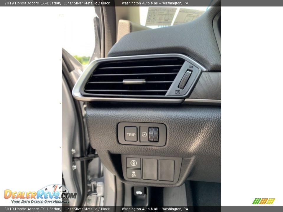 2019 Honda Accord EX-L Sedan Lunar Silver Metallic / Black Photo #12