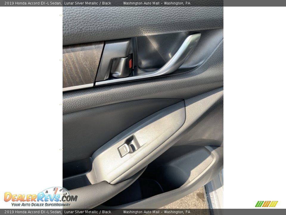 2019 Honda Accord EX-L Sedan Lunar Silver Metallic / Black Photo #17