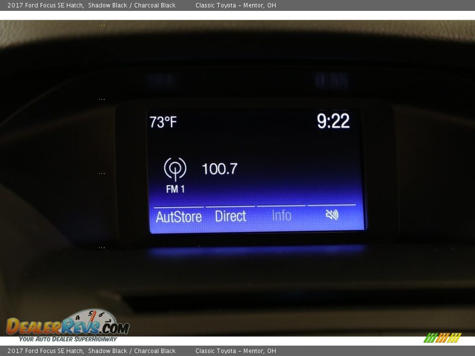 2017 Ford Focus SE Hatch Shadow Black / Charcoal Black Photo #10