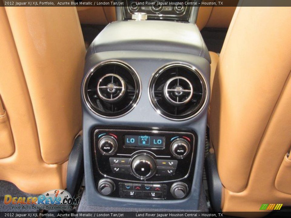 2012 Jaguar XJ XJL Portfolio Azurite Blue Metallic / London Tan/Jet Photo #17